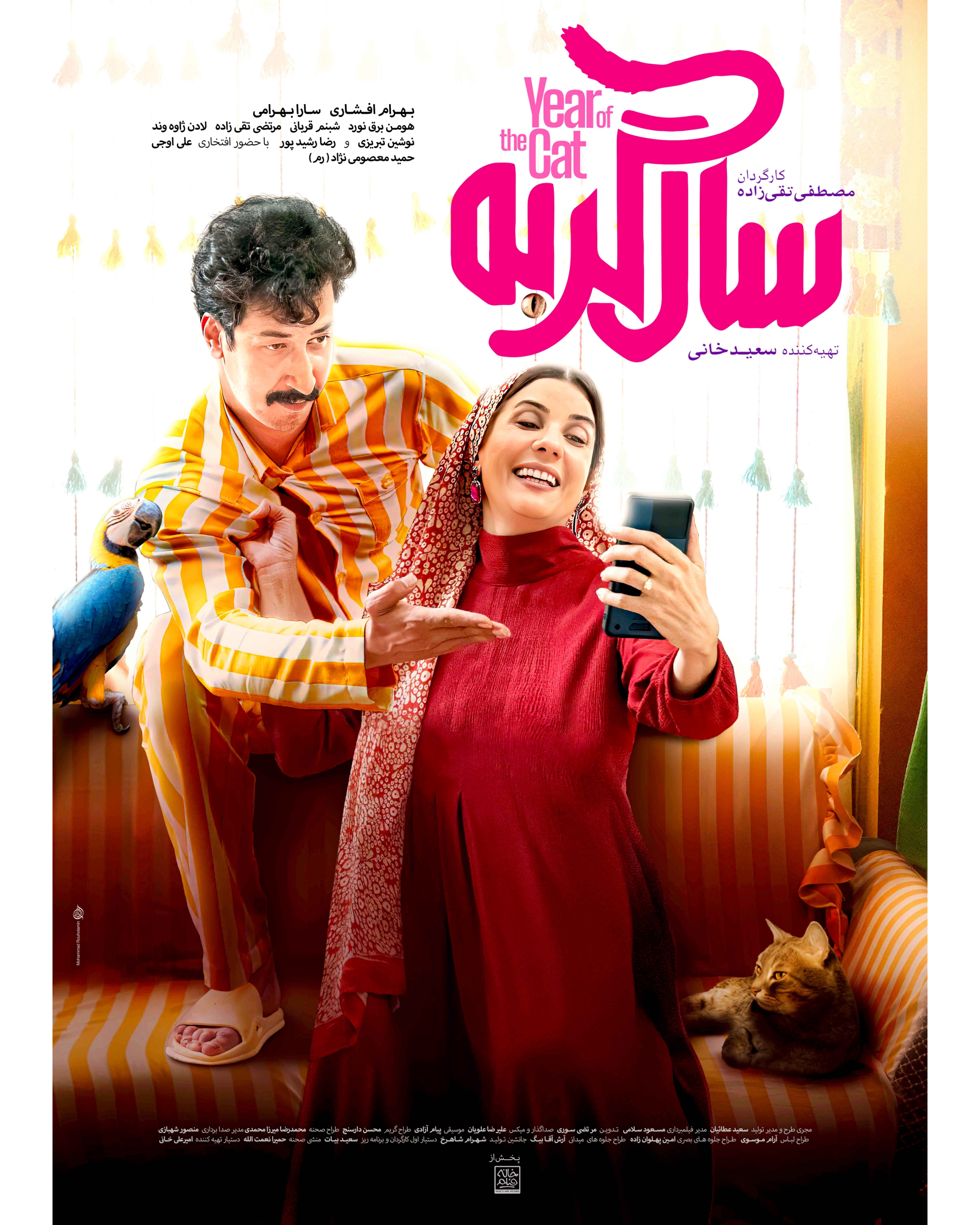 رونمایی از پوستر جدید «سال گربه» در هفته چهارم اکران